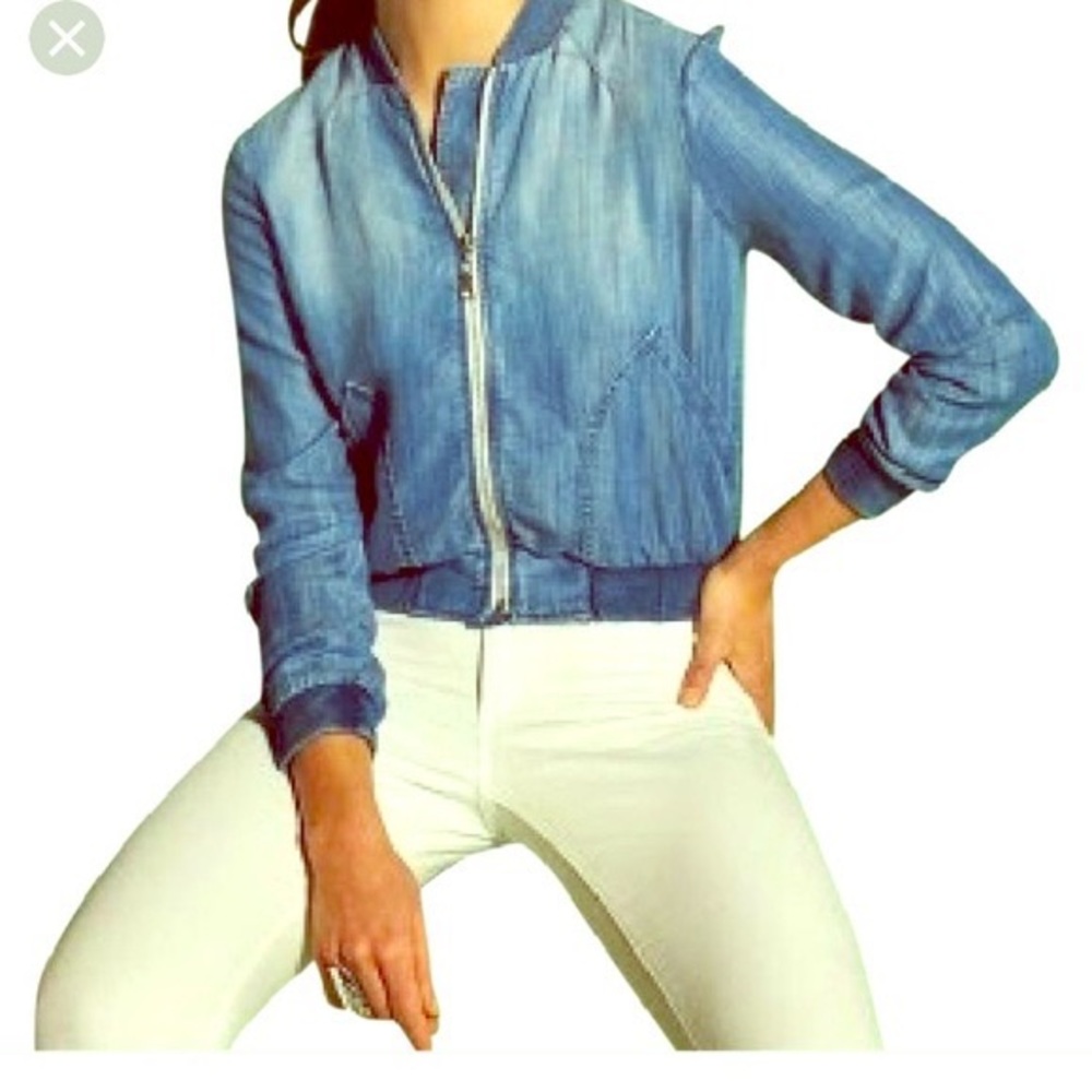 Chambray denim jacket